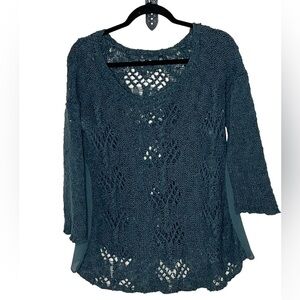 Anthropologie Knitted & Knotted Sweater Sz Small